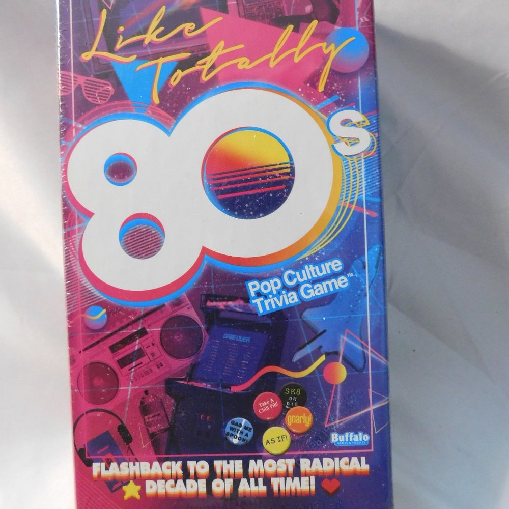 Like Totally 80s Pop Culture Trivia Game NEW AND SEALED